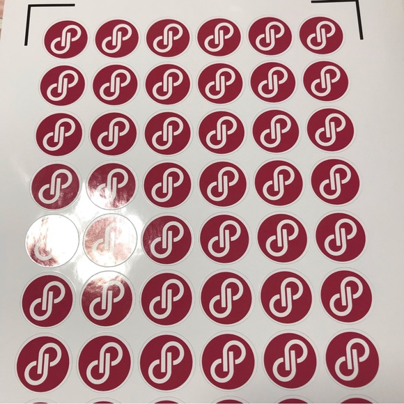 20 pages thank you mixed stickers Poshmark and Mercari - Picture 13 of 16